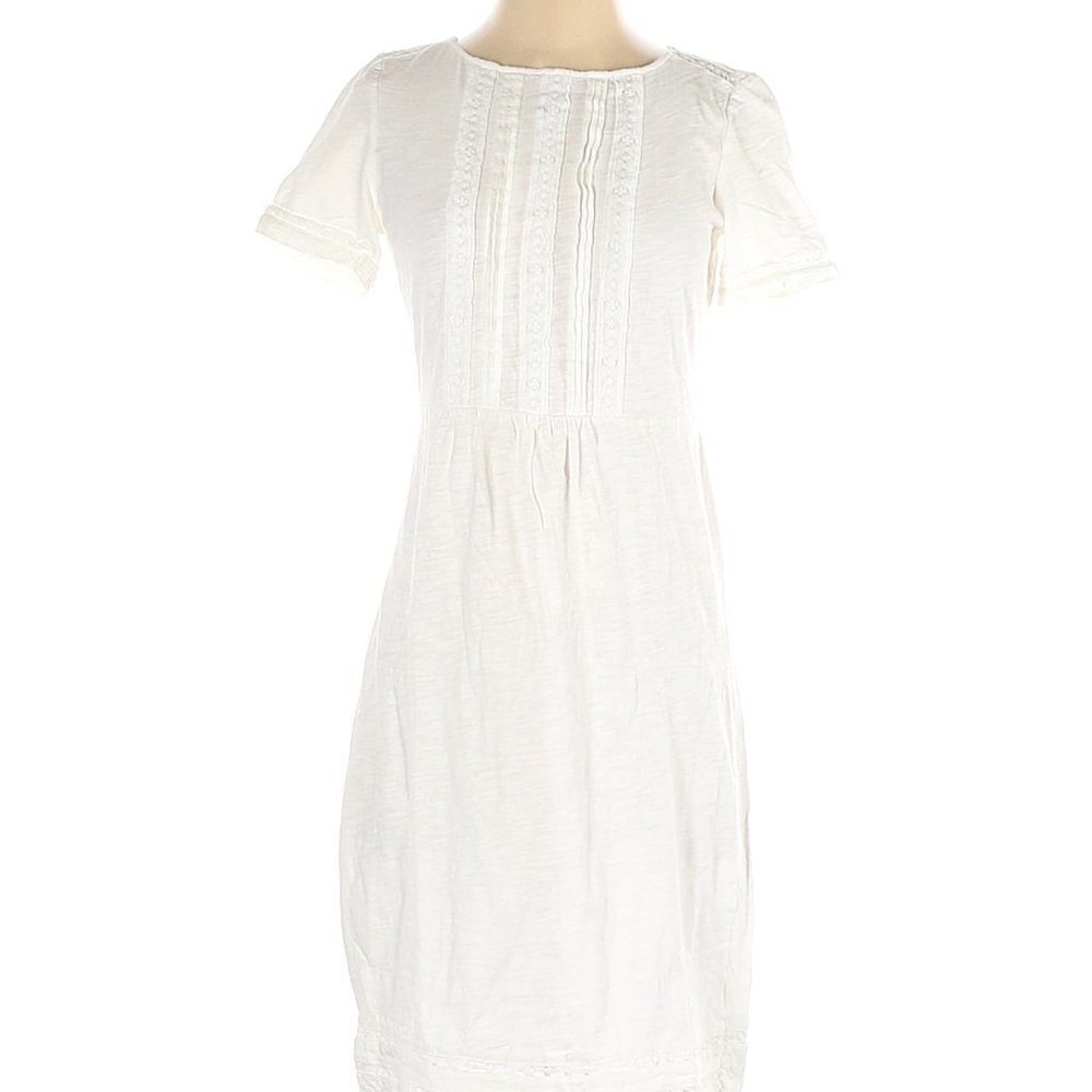 Boden Dress 4 Long White Midi